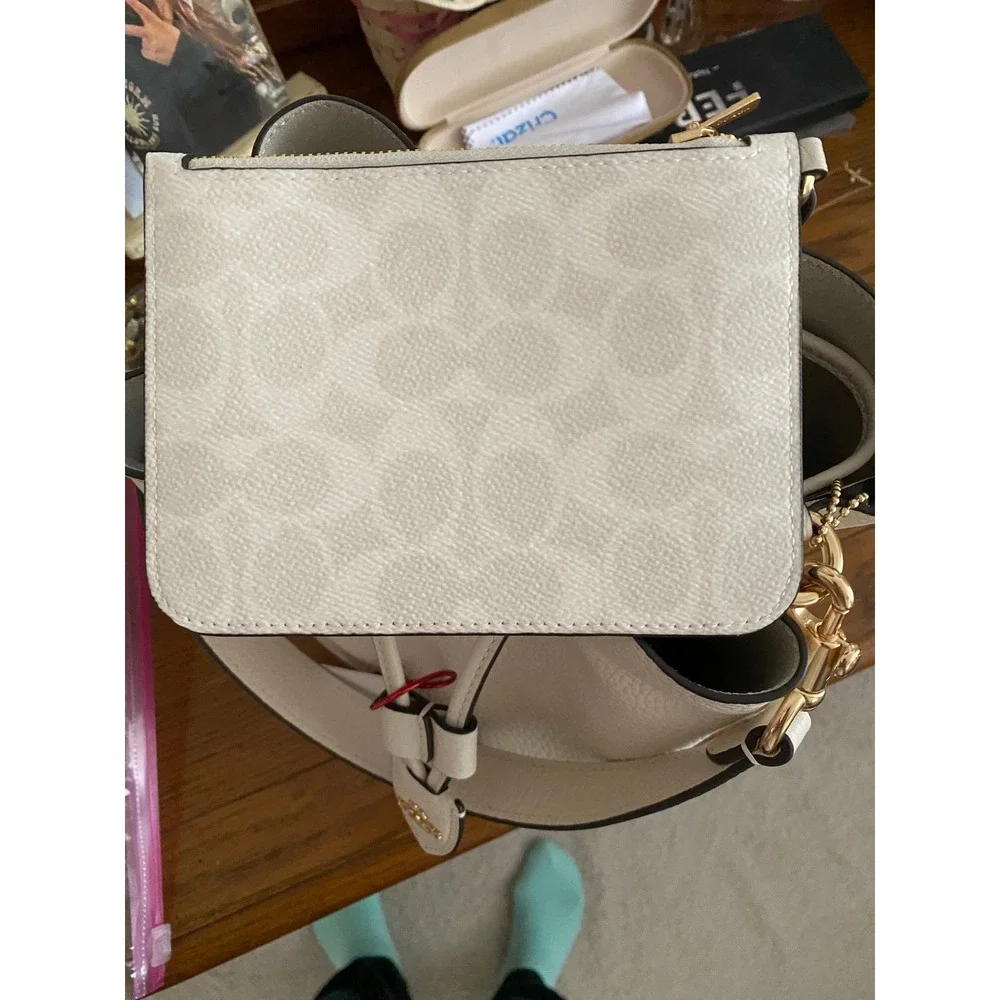 Coach pebbled leather